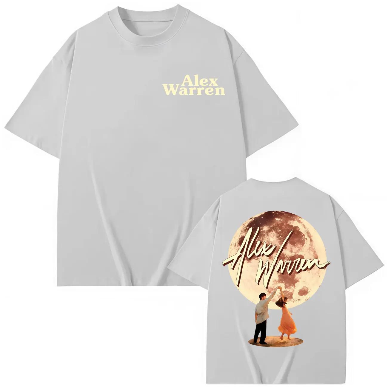 

Singer Alex Warren Album Poster Pattern TShirt Fashion Y2K Short Sleeve TShirt Unisex Summer High Quality Cotton TShirt 4XL