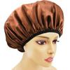 Reusable shower cap with dry hair function, suitable for women, microfiber towel fabric, silky satin surface, 100% waterproof, s