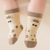 Baby Anti Slip Floor Sock Newborn Footwear Spring Autumn Middle Tube Sock Boy Girl Soft Cotton Cartoon Socks Kids Cartoon Sock