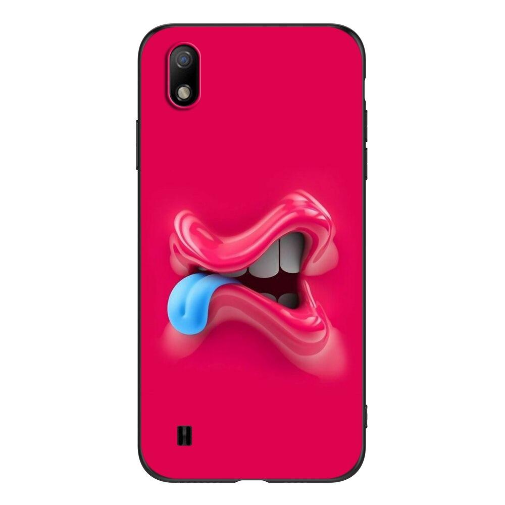 For ZTE Blade A7 2019 Phone Back Cover Black Tpu Case Cute Funy