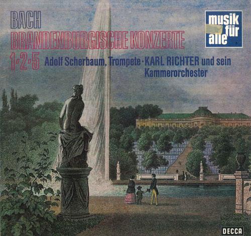 

LP Record KARL RICHTER UND SEIN KAMMERORCHEST - J S Bach Brandenburgisches Konzert ND248 DECCA Germany Classical Used