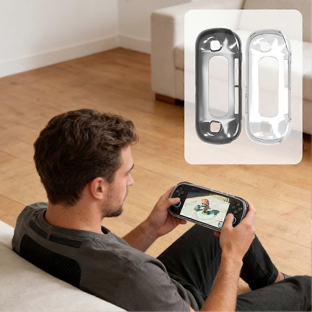 Für Retroid Pocket 6 Spielkonsole Schutzhülle TPU Kühlung Transparente Hülle