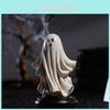 Enchanting Ghost Incense Holder Charming Halloween Decorative Resin Craft Gift For All Occasions
