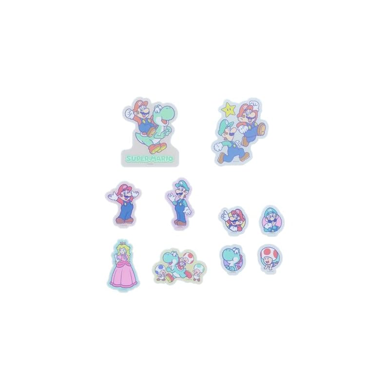 Sun-Star Stationery Super Mario Sticker Assortment - Allies S8557799