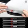 4pcs Car Door Edge Anti Scratch Protection Strips Scuff Plate Bar Rearview Mirror Anti-collision Sticker for Mazda 2 3 5 6 Axela