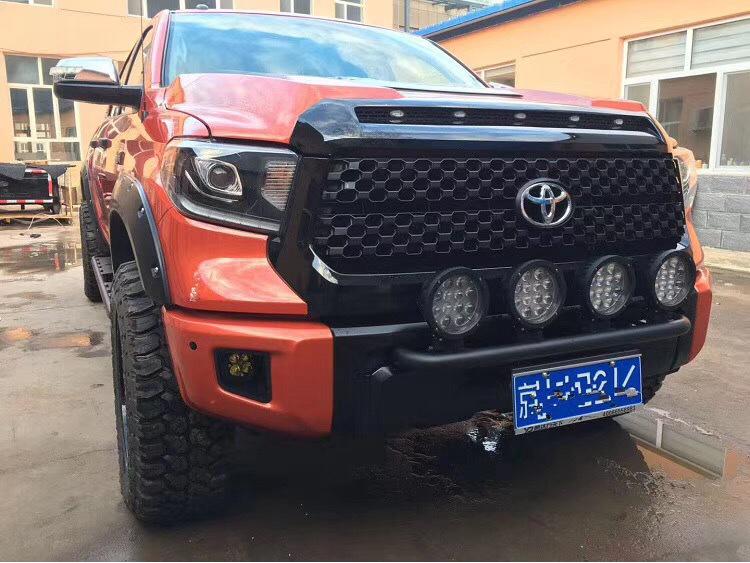 Front Bumper Light Bracket for 2014-2021 Toyota Tundra: Add-on LED Spotlight Holder