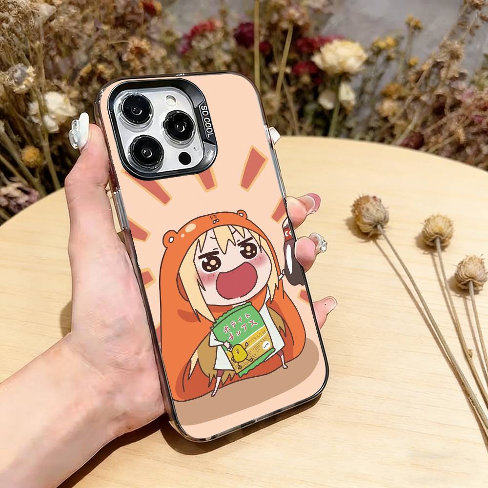 Himouto_ Umaru-chan Phone Case For iPhone 17,16,15,14,13,12,11 Plus,Pro Max,XS,Colorful Silver Black Cover
