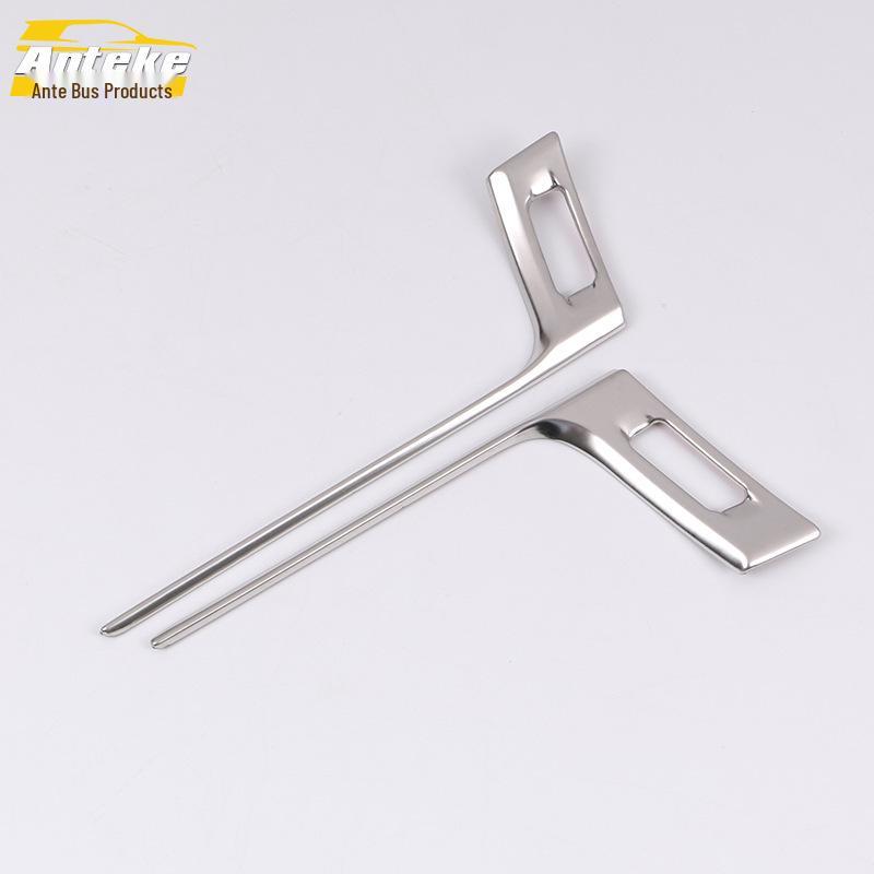 Compatible Stainless Steel Front AC Vent Trim for 2018 Camry