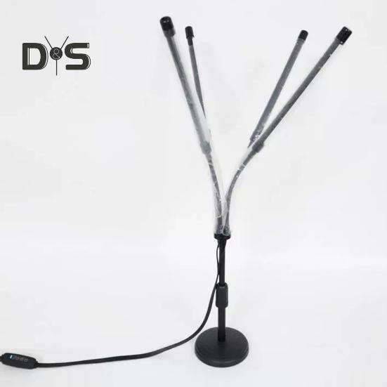 Vnitřní pěstební světlo s 360stupňovou nastavitelnou výškou, funkcí časovače, malou lampou s plným spektrem pro pěstování rostlin