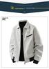 2025 Autumn Men's Fashion Casual Solid Color Lapel Jacket