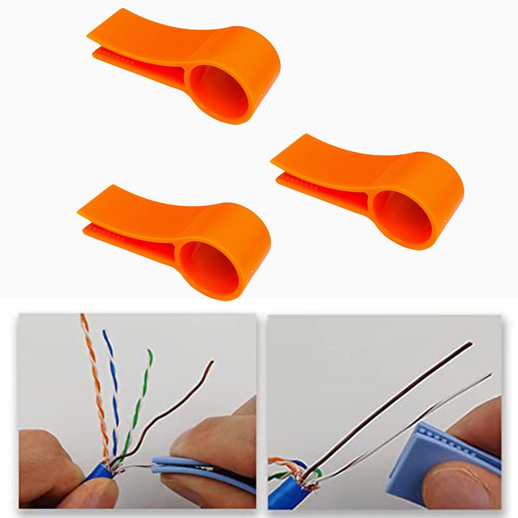 3 Stück Netzwerkkabel Entdrillwerkzeug Engineer Drahtrichtwerkzeug für CAT5/CAT5e/CAT6 Drähte Paartrennwerkzeuge Schnell Einfach