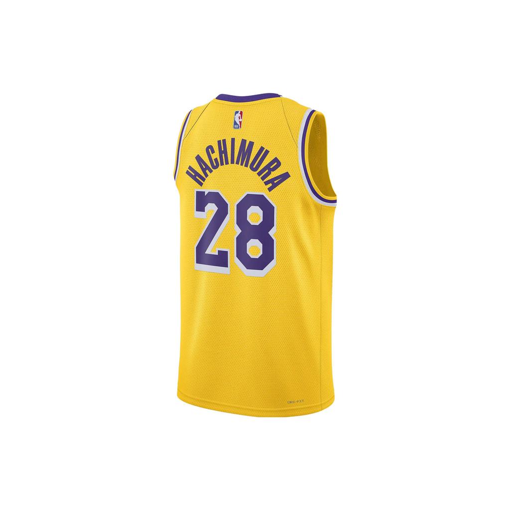 Nike Letter And Number Print Round Neck Sleeveless Basketball Jersey Men Jerseys Yellow DN2009-732