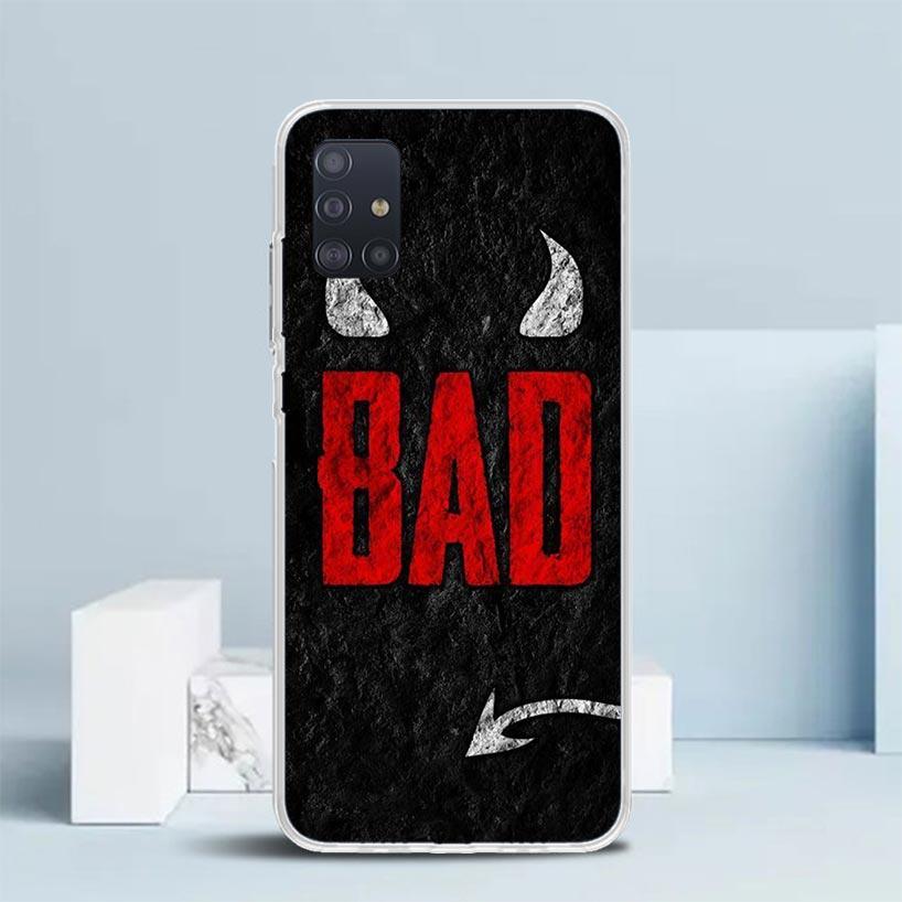 Devil Bad Boy Anime Soft Cover for Samsung Galaxy A12 A22 A32 A52 A72 A02S Phone Case Note 20 Ultra 10 S10 Plus A51 A71 A50S A20