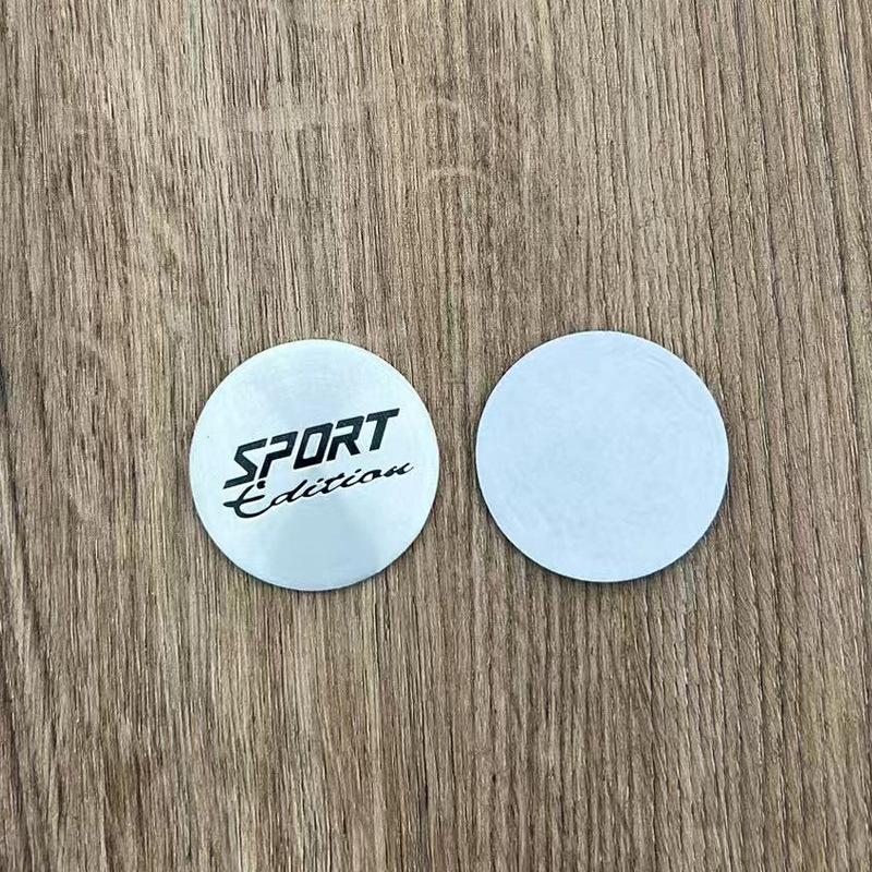 

4pcs 45/56/60/65mm Modified wheel hubcap logo Emblem Badge sticker for sport rotiform carlsson lorinser hub cap sticker 45mm(4 stickers)