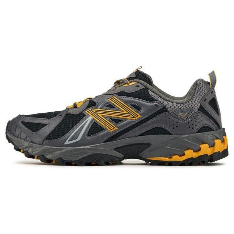 

New Balance Unisex 610 Castlerock Varsity Gold Grey with Black and Gold ML610TA 38