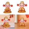 God of Wealth Ornament Decor Collectible Decorative Resin Ornament Photography Props Feng Shui Sculpture for Bedroom Table