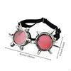 Steampunk-Schutzbrille Elastisch mit Netz-Linsen Industrielle Brille für Cosplayer, Cosplay,