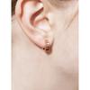 14K Gf Simple Round One-Touch Earrings Gigfee004