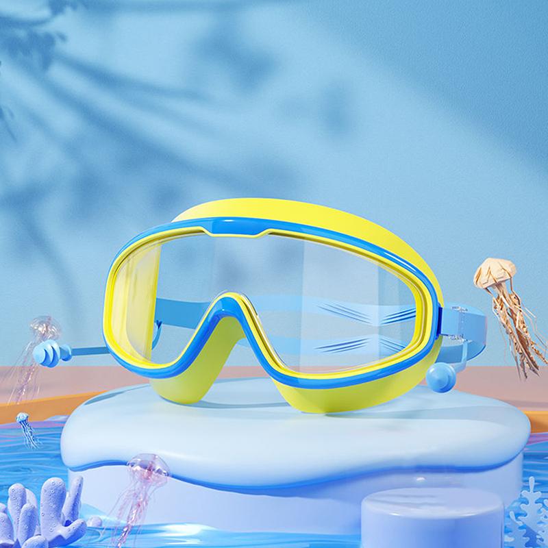 Swim Goggles For Kids Toddler 3-15 Anti Fog No Leak Clear Wide Vision Swim Glasses Boys Girls Pool Beach Swimming Accessories