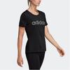 T Shirts Women's Black Crew Neck Moderate Straight Fit DS8724