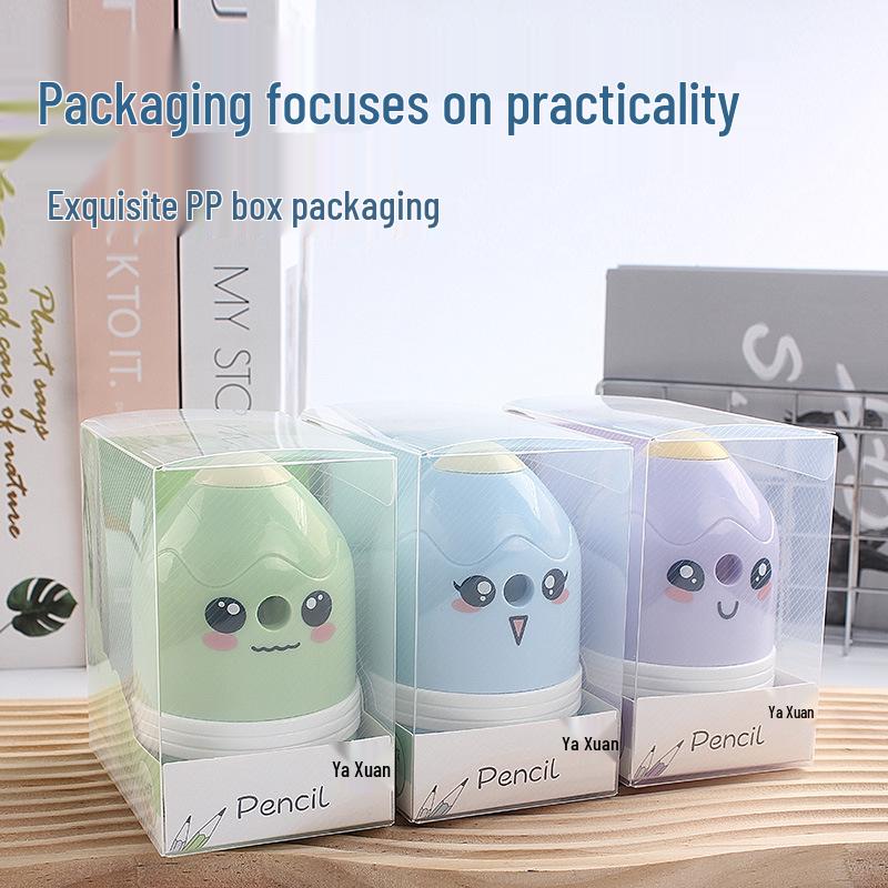 Yaxuan Portable Manual Pencil Sharpener - Student Edition, Hand-Crank Rotary Design