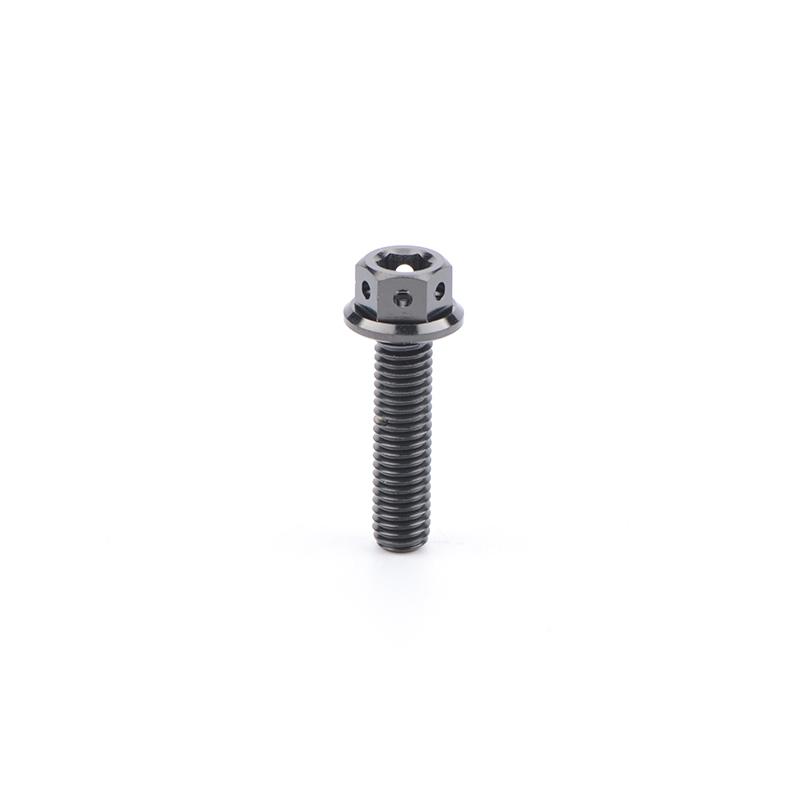TMJ Titanium Bolts Hexagon and Flanged Head Race Spec Screws M6