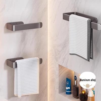 Bohrloser kompakter Handtuchhalter aus Weltraumaluminium