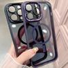 Applicable to iPhone11PROMAX second-generation eagle eye magnetic mobile phone case Apple 11 metal lens ring transparent hard case