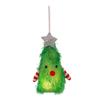 Christmas Tree-shaped Doll with Lights Star Decor Christmas Element Tabletop Decor Home Decoration Figurine