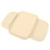 Universal Car Center Console Cover Leather Material Soft Cushion Leather Armrest Cover 2 Storage Bags Durable Protective Cushion