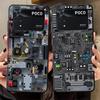 Case for Xiaomi Poco F8 X3 X4 X5 X7 Pro C50 F1 C61 M3 M4 M7 Pro C71 F3 C75 M5 Funda Phone Cover Machine Components