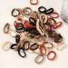 40/60pcs Kids Colorful Small Rubber Bands Girls Hair Ties Headbands Non Damaging Tie Ponytail High Elastic Durable Hair Rope Set