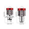 1pc H4 BA20D H6 LED Motorcycle Headlight CSP Dual Color White Yellow Hi Lo Beam Lens Fog Lamp for Motobike Scooter Running Light