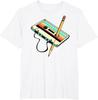 80s Cassette Tape Pencil 1980s Retro Vintage Throwback Music T-Shirt Men Clothing Vintage T Shirt Camisetas