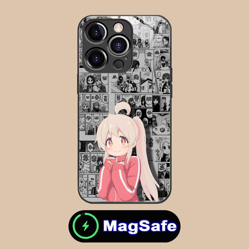 Anime Mahiro Oyama Onimai Phone Case for iPhone 17 16 15 14 13 12 11 Air Pro Max Plus Mini MagSafe Glass Colorful Cover Luxury