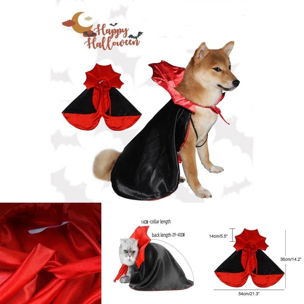 Pet Halloween Costumes Get Your Furry Friend Ready For The Spooky Season With This Vampire Cloak!