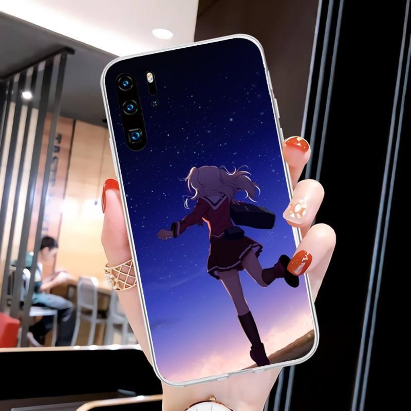 Husă de Telefon Drăguță Charlotte pentru Huawei P50 P40 P30 Pro Mate 40 30 Pro Nova 8 8i Y7P Honor Husă de Telefon Transparentă