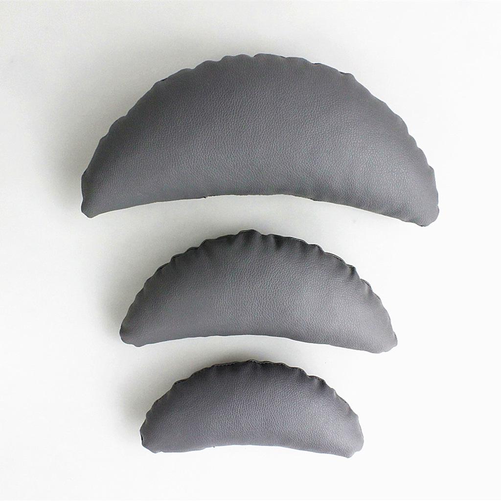Solid Color Crescent Moon Baby Photography Prop Pillow 3-piece Set