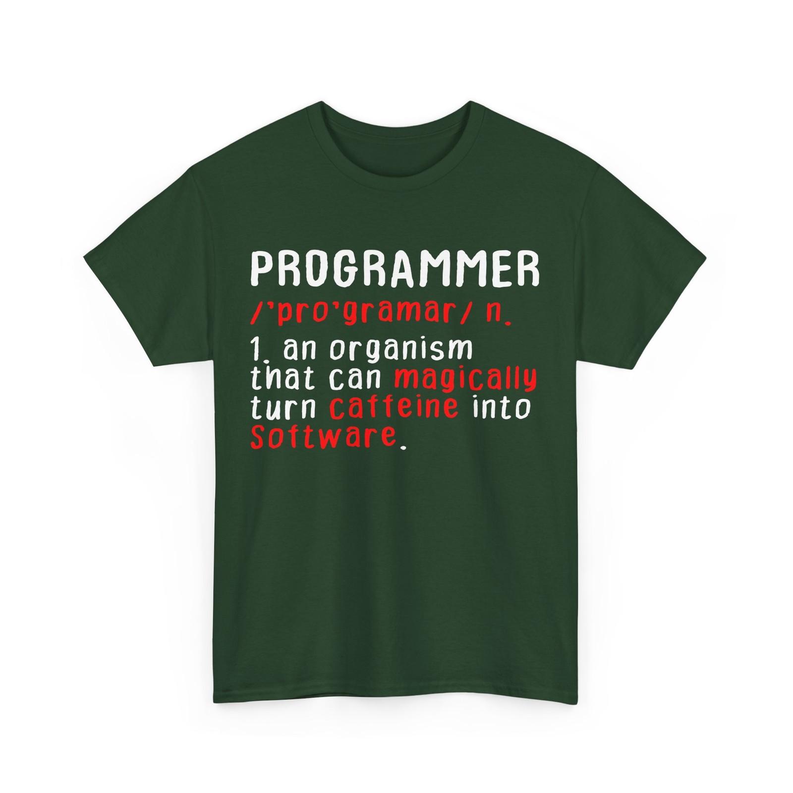 Programmer Definition Coding Programming Lovers Funny T-Shirt M