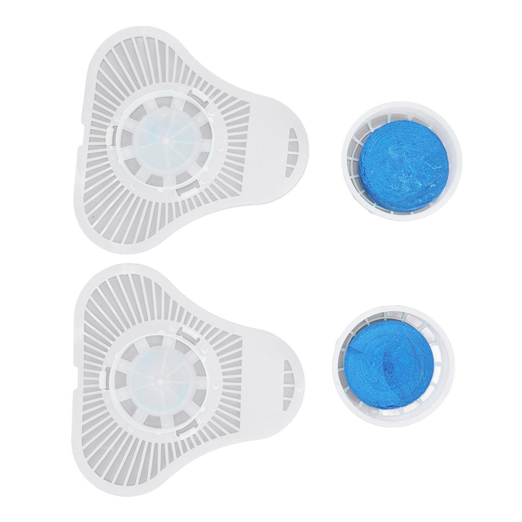 2pcs Deodorant Triangular Block Prevents Clogging Spray Proof Urinal Deodorant Aroma Ball for Home