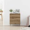 Artisan Oak Sideboard 60 x 35 x 70 cm Engineered Wood
