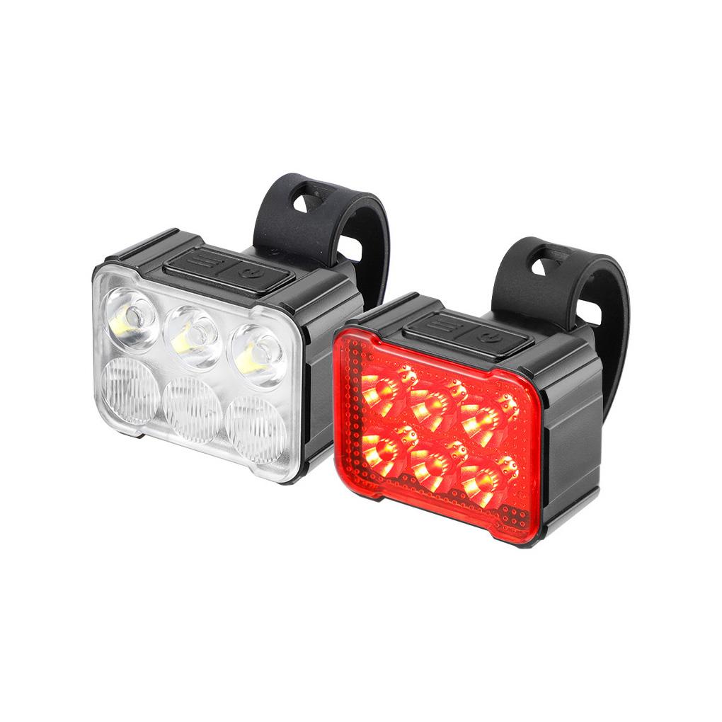 Bike Lights With Unique And Multiple Light Modes - Super Bright Front And Back Lights For Night RidingCampingBackpack