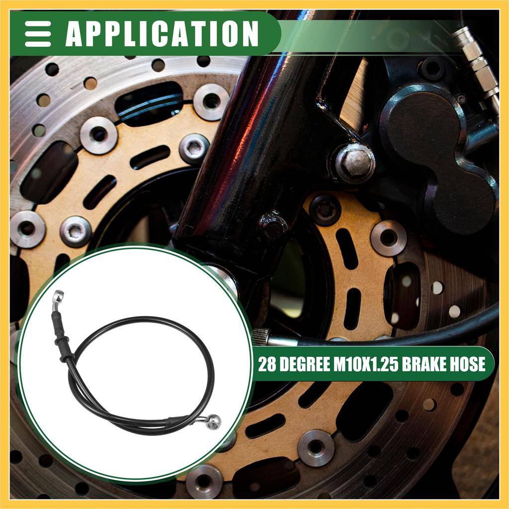 BULLSPANN Motorcycle Brake Hose, Clutch Hose, Hose, For Motorcycles, ATVs, Off-Road Bikes, Universal,