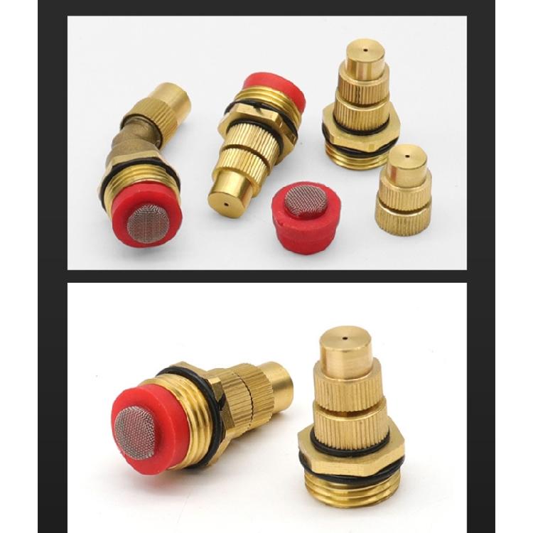 Nastavitelná postřikovací hlavice, tryska na mlžení vody, zahradní zavlažovací postřikovač s filtrem