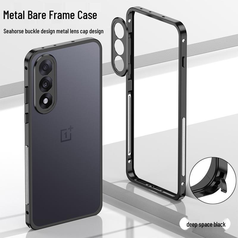 OnePlus Ace 5 Ultimate Metal Buckle Drop-proof Heat Dissipation Case with Lens Protection
