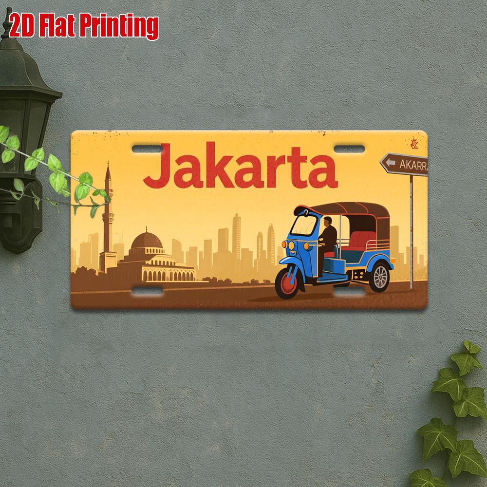 

D Flat Pack Vintage Sign D Flat Printing Vintage Limited Edition Decorative Plaque and Ornament x Inches I 15x30cm(5.9x7.8inch)