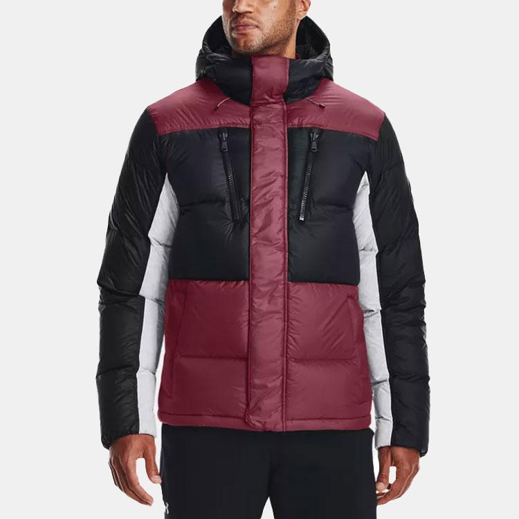 Under Armour Jachetă de puf țesută impermeabilă de antrenament Bărbați Jachetă Roșu 1364895-626