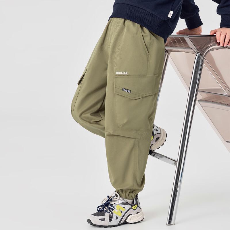 Boys Loose Fit Soft Shell Outdoor Cargo Pants