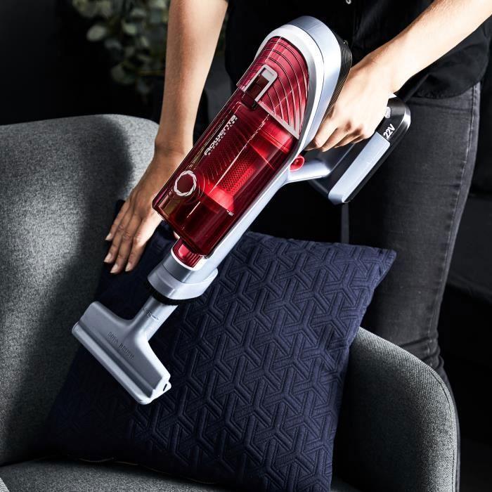 ROWENTA RH9678WO X-FORCE FLEX 8.60 Aspirateur balai sans fil, Anti-allergie, Animal Care, Autonomie 45 min, Technologie Flex
