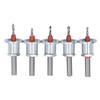 5pcs 90 Degree Angle Countersink Drill Bit Set Carbide Tipped Drill Bit For Woodworking
